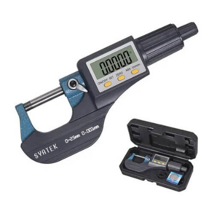 Digital Micrometer 0-25mm With Large Display